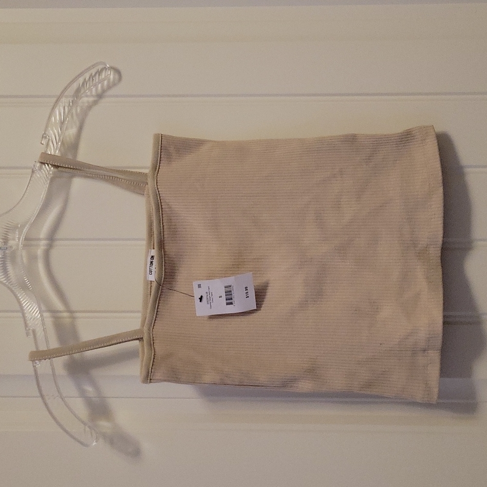 Beige Cream Cotton On Tank Top